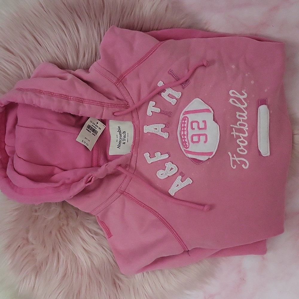 Brand New ABERCROMBIE & FITCH WOMEN'S HOODED SWEATSHIRT-L